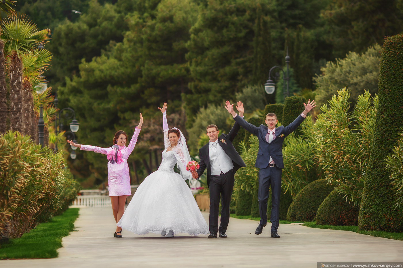 Wedding photo for two in Crimea. Natasha and Eugene