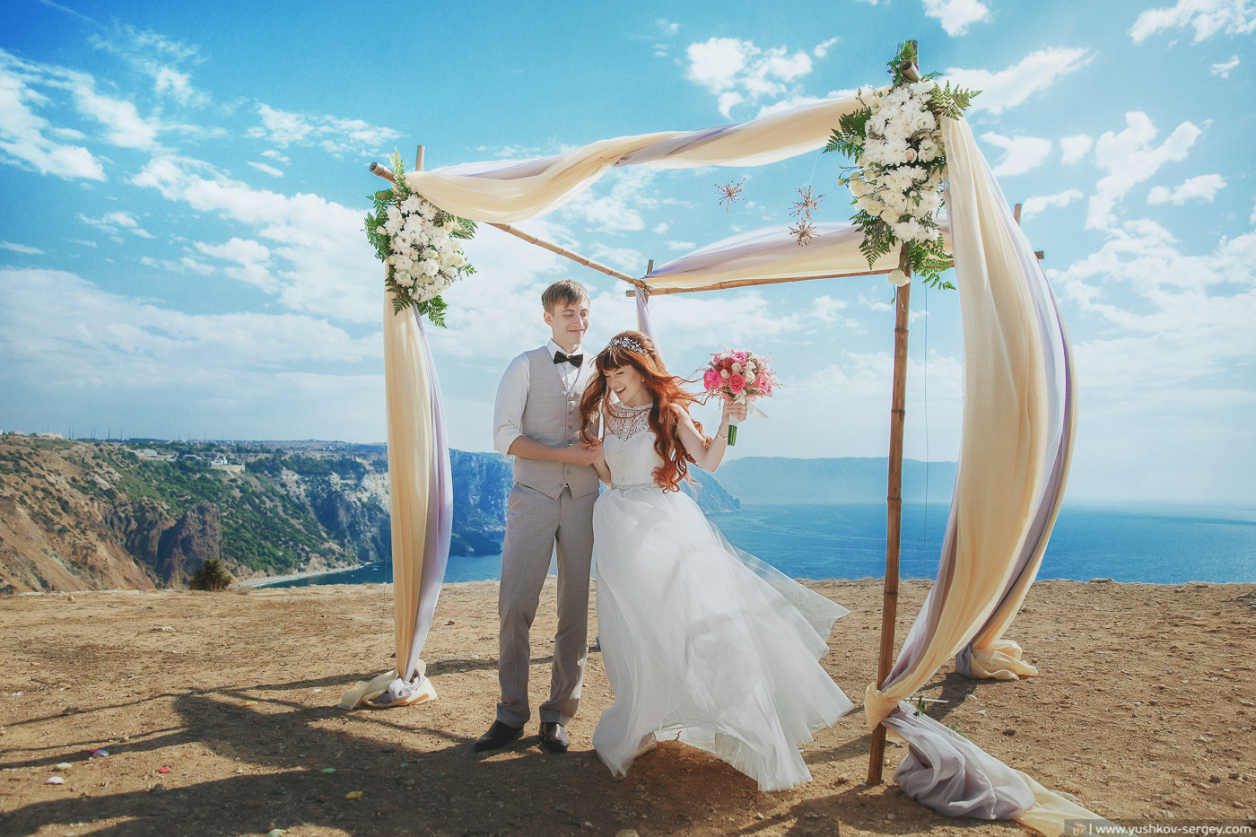 Anna and Sergey. Wedding photosession for two. Crimea