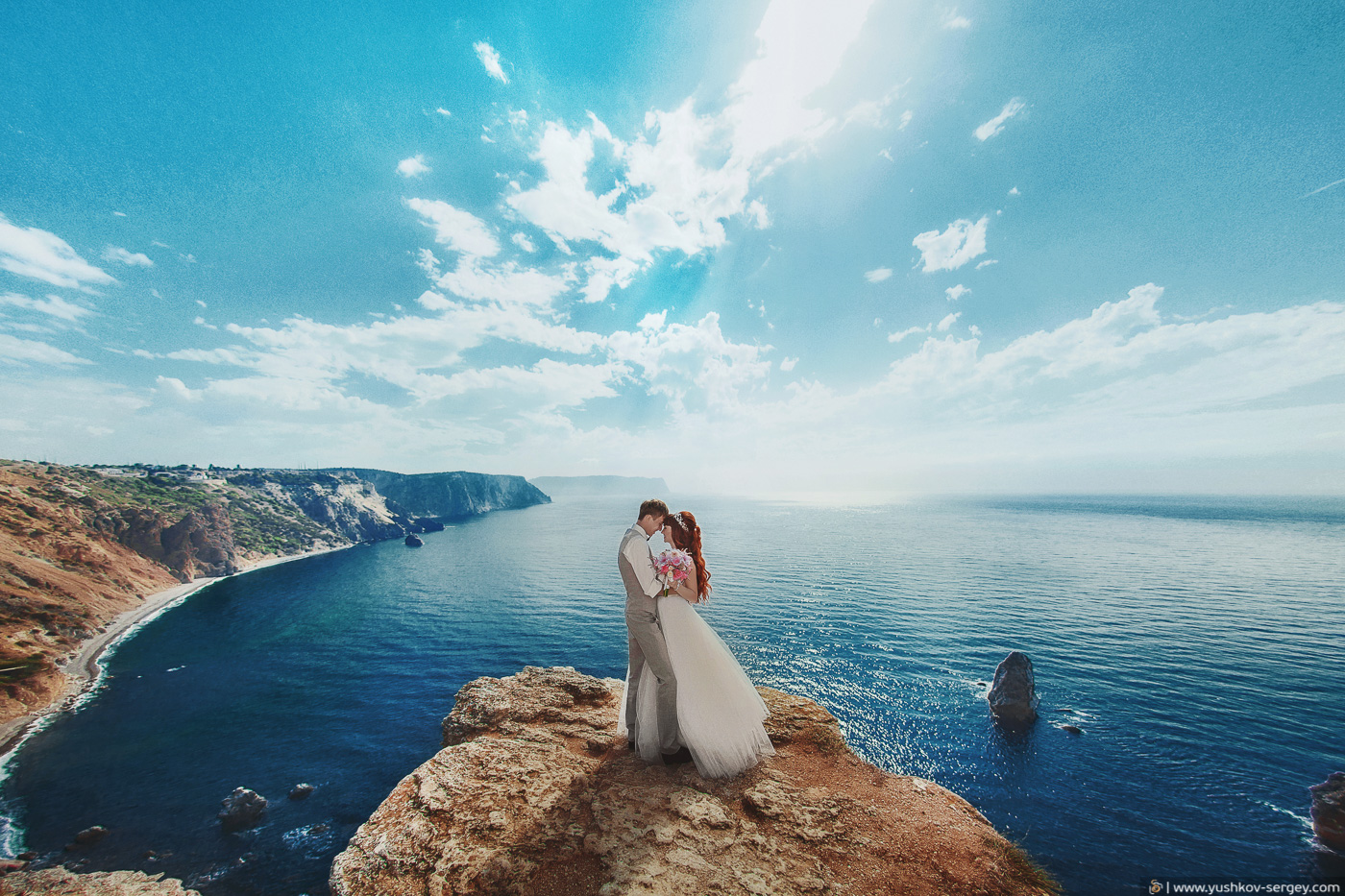 Wedding photo for two. Crimea. Anna and Sergey