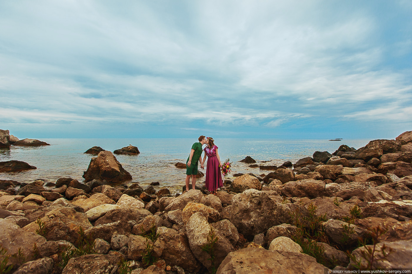 Romantic photo for two. Crimea. Andrey and Taya.