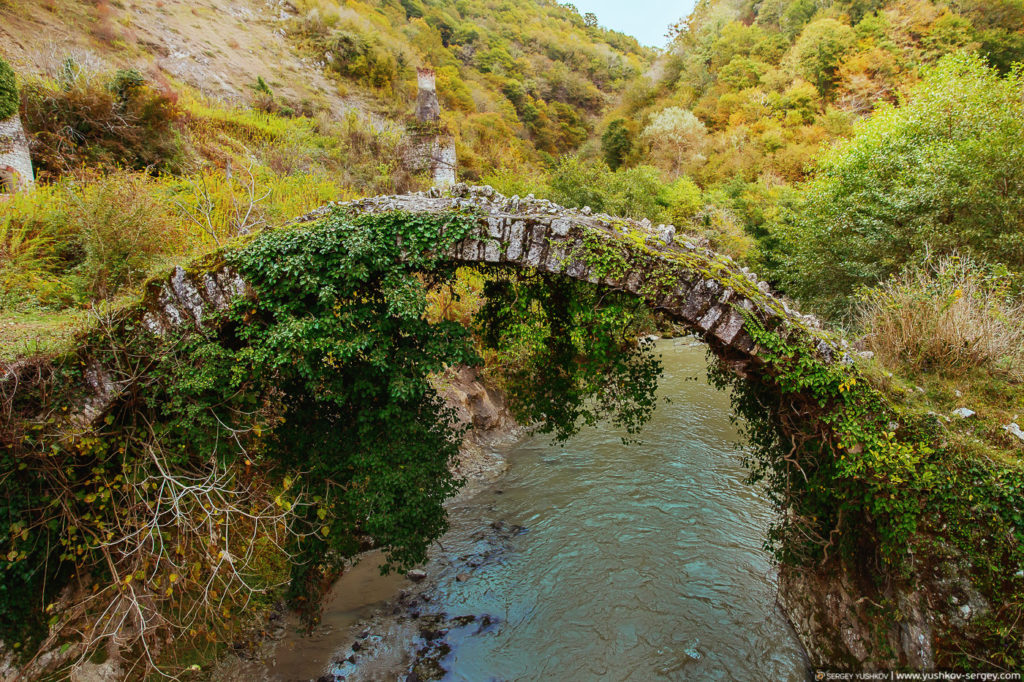 Беслетский мост, Абхазия