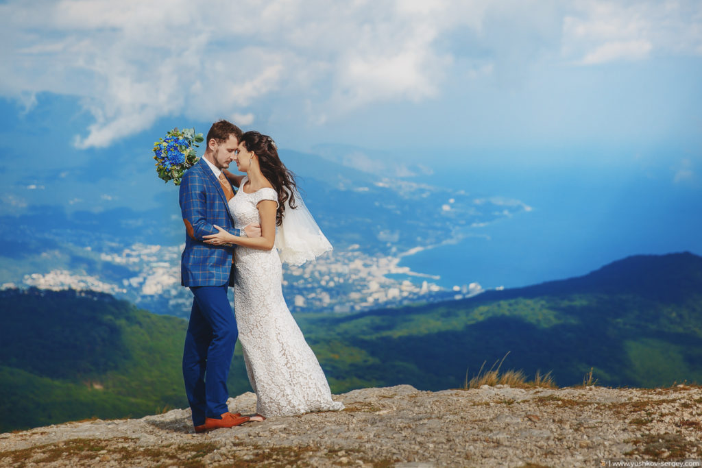 Свадьба в Крыму. Фотосессия на горе Ай-Петри. Фотограф в Крыму - Сергей Юшков