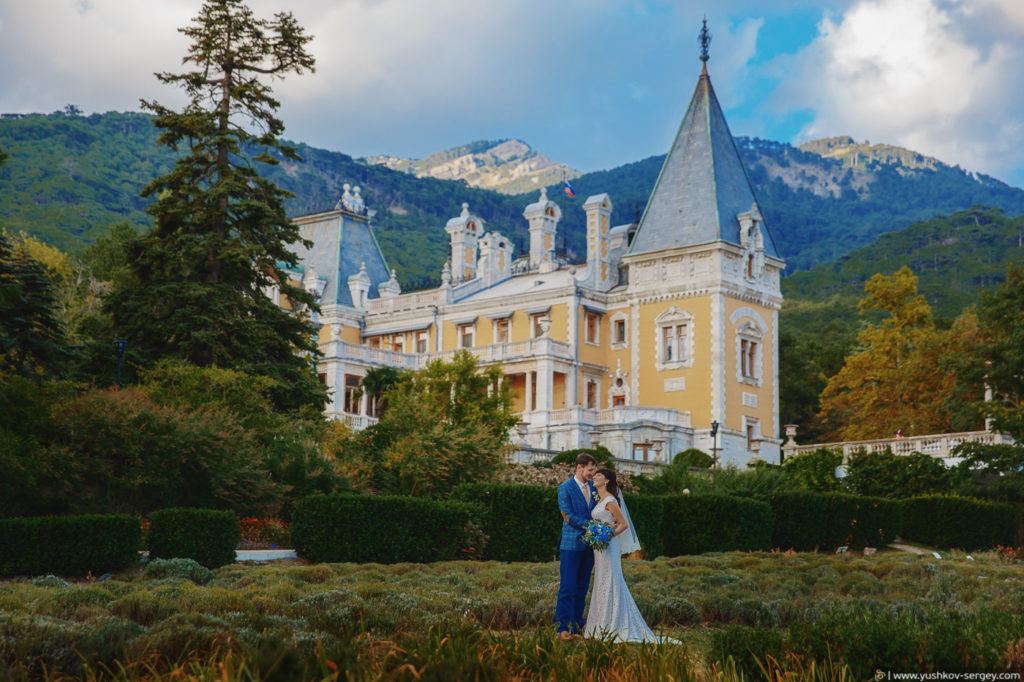 Свадьба в Крыму. Массандровский дворец. Профессиональный фотограф на свадьбу - Сергей Юшков