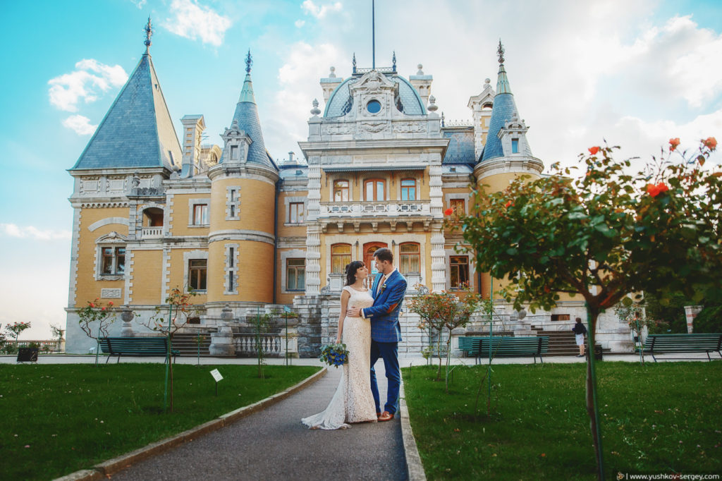 Свадьба в Крыму. Массандровский дворец. Профессиональный фотограф на свадьбу - Сергей Юшков
