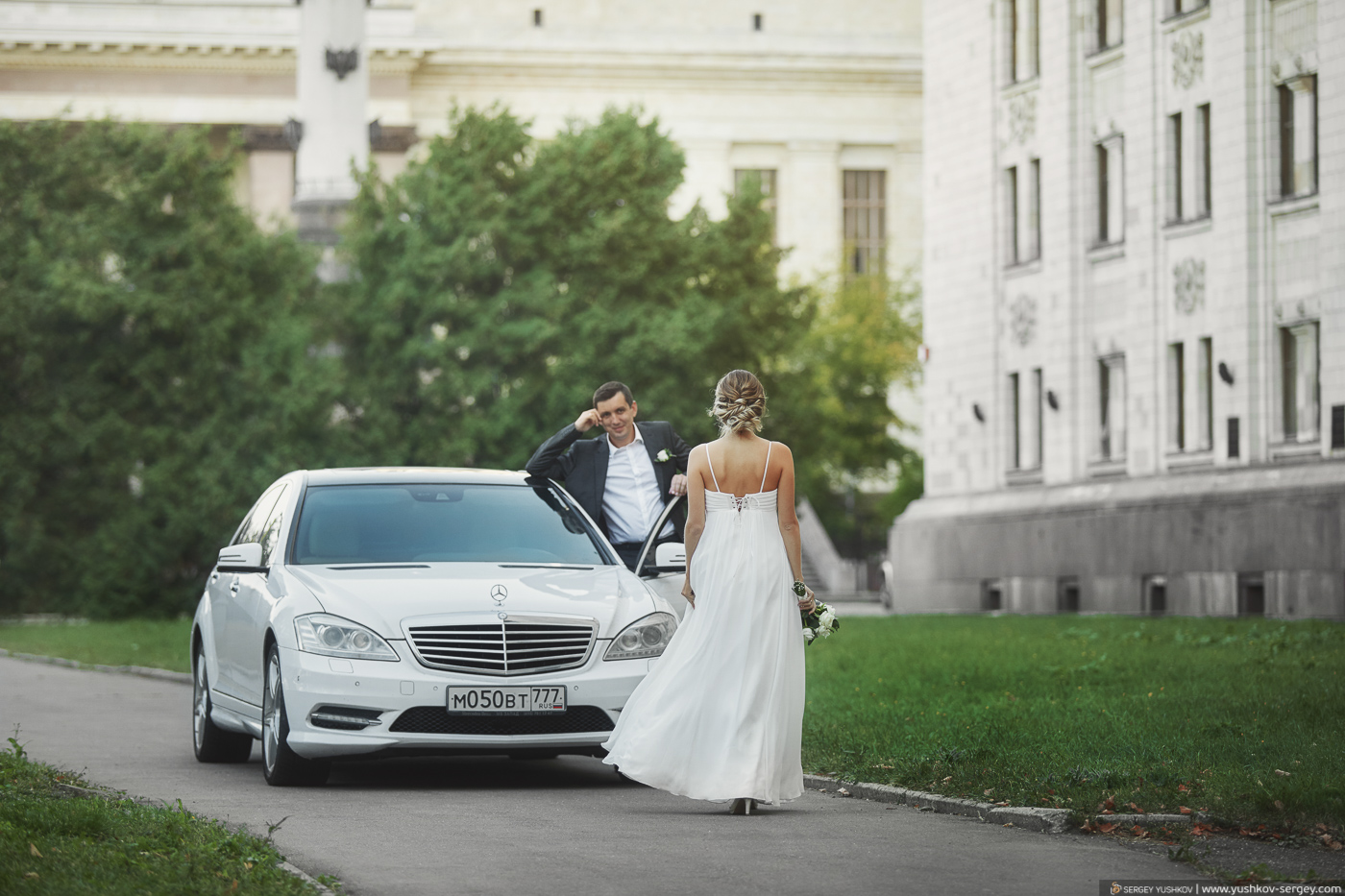 Красивая свадьба на двоих в Москве. Фотограф - Сергей Юшков.